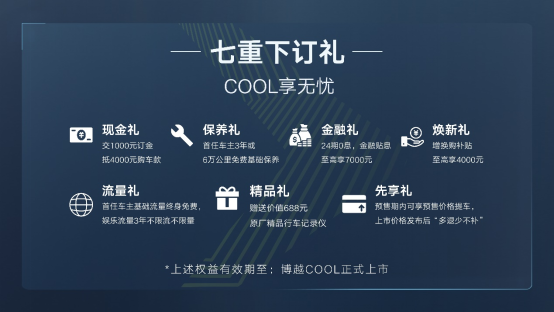 【新闻稿】博越COOL开启预售431