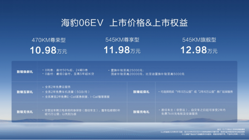 【新闻稿】比亚迪全新家用轿跑!海豹06EV上市售价10.98万元~12.98万元315