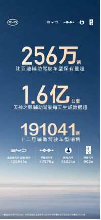 新闻稿:256 万 + 用户共同选择,比亚迪辅助驾驶跑出加速度744
