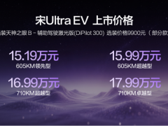 15.19万起开启闪充时代 比亚迪宋Ultra EV武汉上市 以技术赋能出行新高度