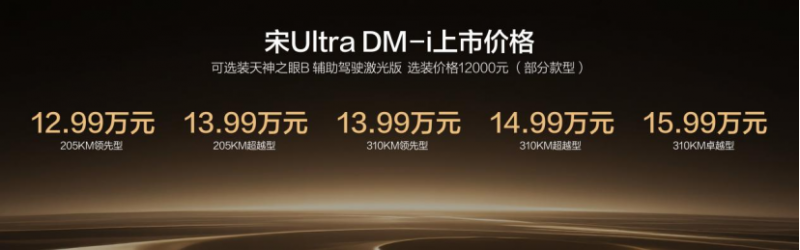 【新闻稿】2026年最值得购买的B级插混SUV 比亚迪宋Ultra DM-i上市12.99万元起302